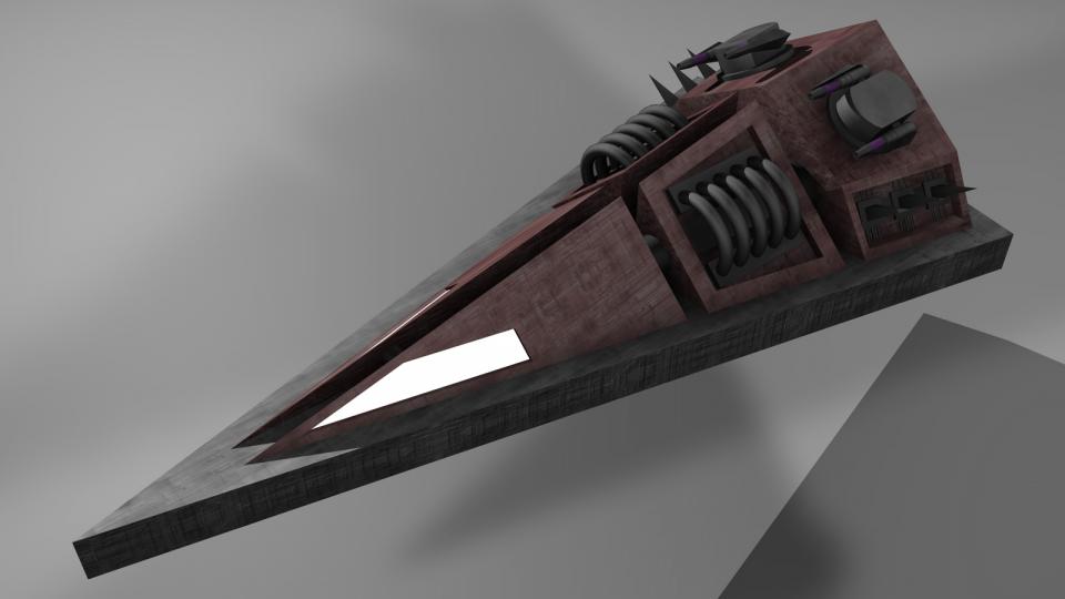 The Supply Ship was the only Voinian ship that was not used for military purpose exclusively. These ships could often be seen ferrying goods and supplies between Voinian planets and bases.